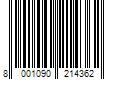 Barcode Image for UPC code 8001090214362