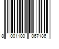 Barcode Image for UPC code 8001100067186