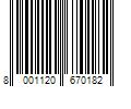 Barcode Image for UPC code 8001120670182