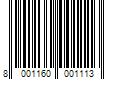 Barcode Image for UPC code 8001160001113