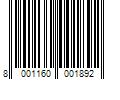 Barcode Image for UPC code 8001160001892