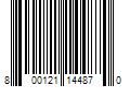 Barcode Image for UPC code 800121144870