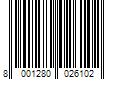 Barcode Image for UPC code 8001280026102