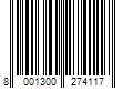 Barcode Image for UPC code 8001300274117