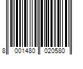 Barcode Image for UPC code 8001480020580