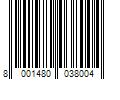 Barcode Image for UPC code 8001480038004