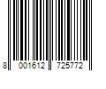 Barcode Image for UPC code 8001612725772