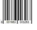 Barcode Image for UPC code 8001663003263