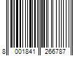 Barcode Image for UPC code 8001841266787