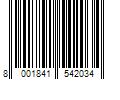 Barcode Image for UPC code 8001841542034