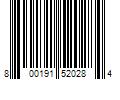 Barcode Image for UPC code 800191520284