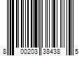 Barcode Image for UPC code 800203384385