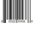 Barcode Image for UPC code 800322004386