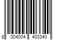 Barcode Image for UPC code 8004004403340