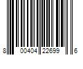 Barcode Image for UPC code 800404226996