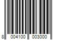 Barcode Image for UPC code 8004100003000