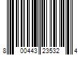 Barcode Image for UPC code 800443235324