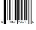 Barcode Image for UPC code 800443276716