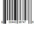 Barcode Image for UPC code 800443367476