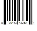 Barcode Image for UPC code 800443432501