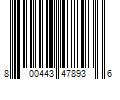 Barcode Image for UPC code 800443478936