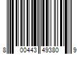 Barcode Image for UPC code 800443493809