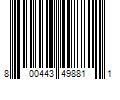 Barcode Image for UPC code 800443498811