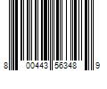 Barcode Image for UPC code 800443563489