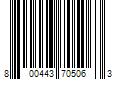 Barcode Image for UPC code 800443705063