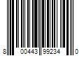 Barcode Image for UPC code 800443992340