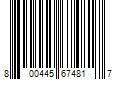 Barcode Image for UPC code 800445674817