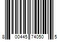 Barcode Image for UPC code 800445740505