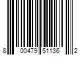 Barcode Image for UPC code 800479511362