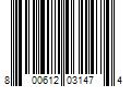 Barcode Image for UPC code 800612031474