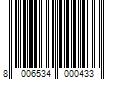 Barcode Image for UPC code 8006534000433