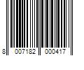 Barcode Image for UPC code 8007182000417