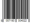 Barcode Image for UPC code 8007193004022