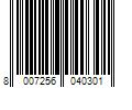 Barcode Image for UPC code 8007256040301