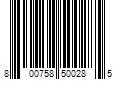 Barcode Image for UPC code 800758500285