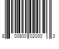 Barcode Image for UPC code 800800020303