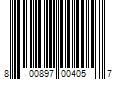 Barcode Image for UPC code 800897004057