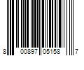 Barcode Image for UPC code 800897051587