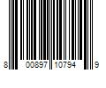 Barcode Image for UPC code 800897107949