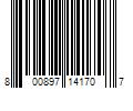 Barcode Image for UPC code 800897141707