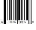 Barcode Image for UPC code 800897143350