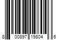 Barcode Image for UPC code 800897198046