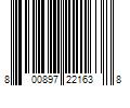 Barcode Image for UPC code 800897221638