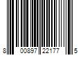 Barcode Image for UPC code 800897221775