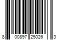 Barcode Image for UPC code 800897250263. Product Name: NYX Professional Makeup Gloss Collections Duck Plump Lip Gloss  Apri-Caught  0.23 fl oz