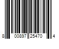 Barcode Image for UPC code 800897254704